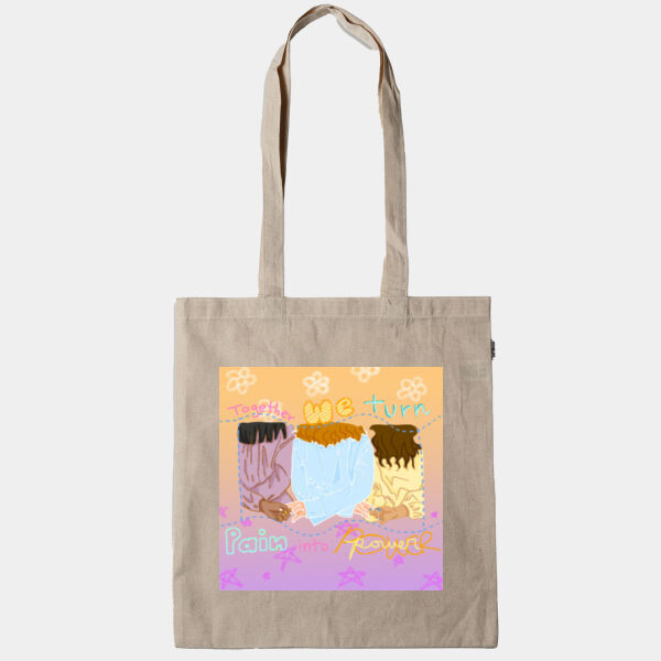 Together we turn pain into power tote bag Thumbnail